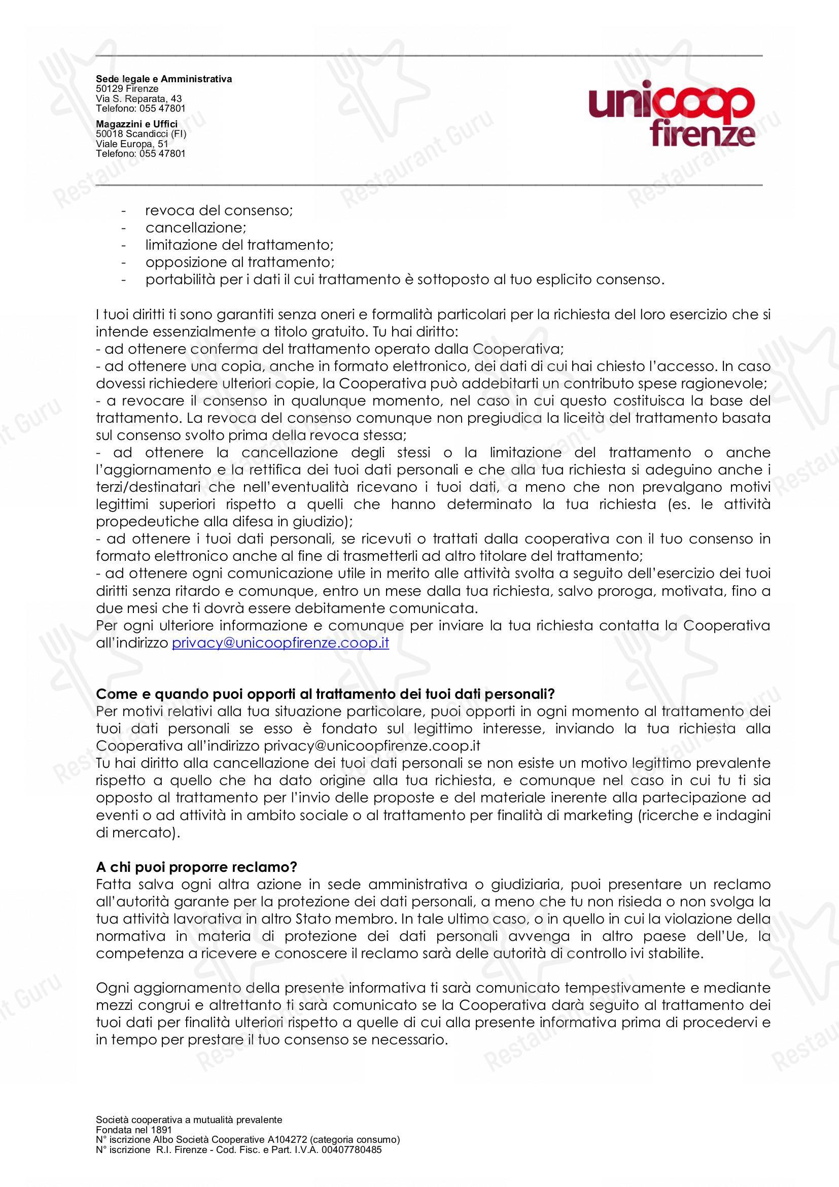 Bar Code в Флоренции - Boronia Catering Menu Pack