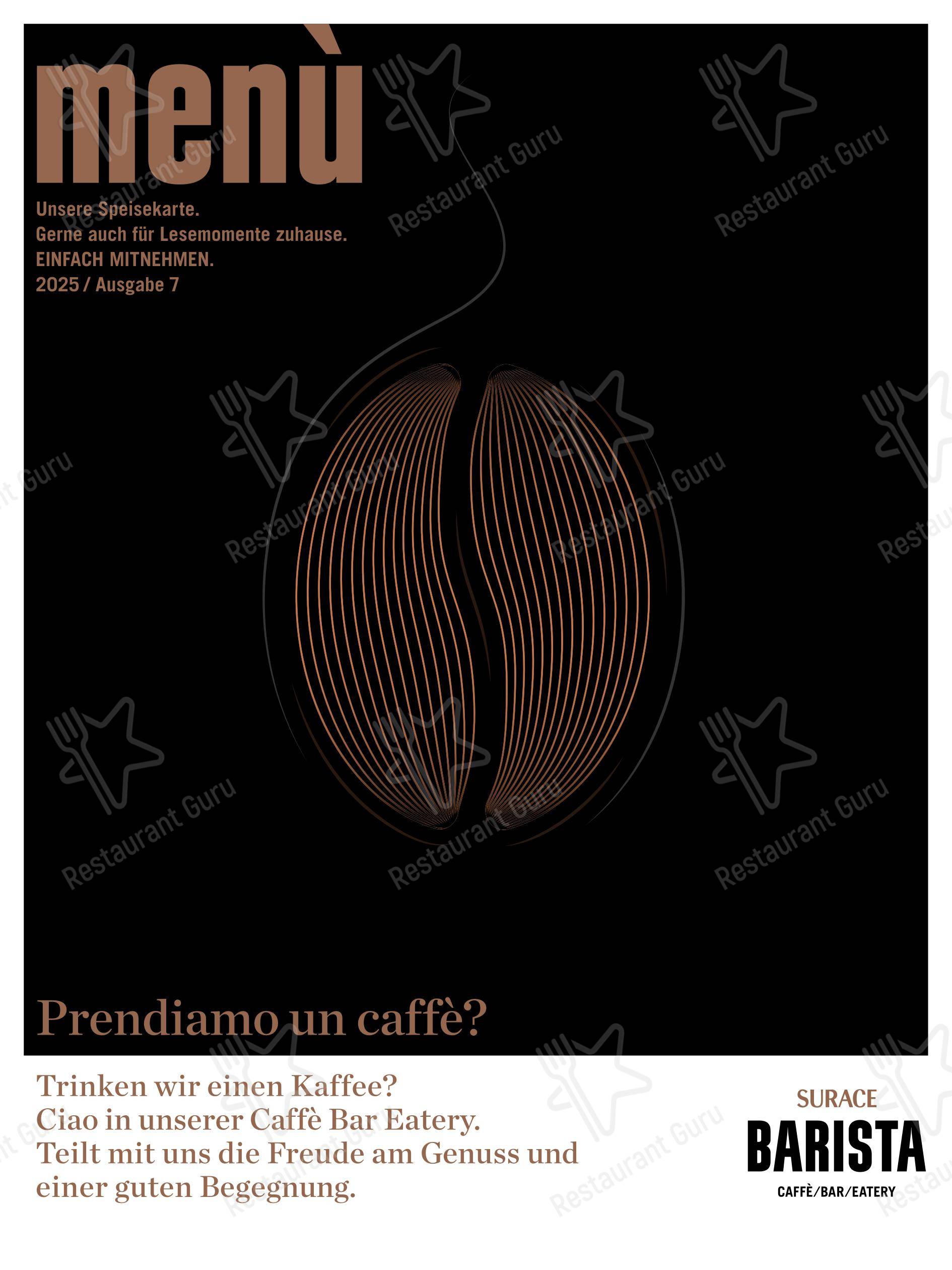SURACE Ristorante LentiaCity в Линце - 菜单
