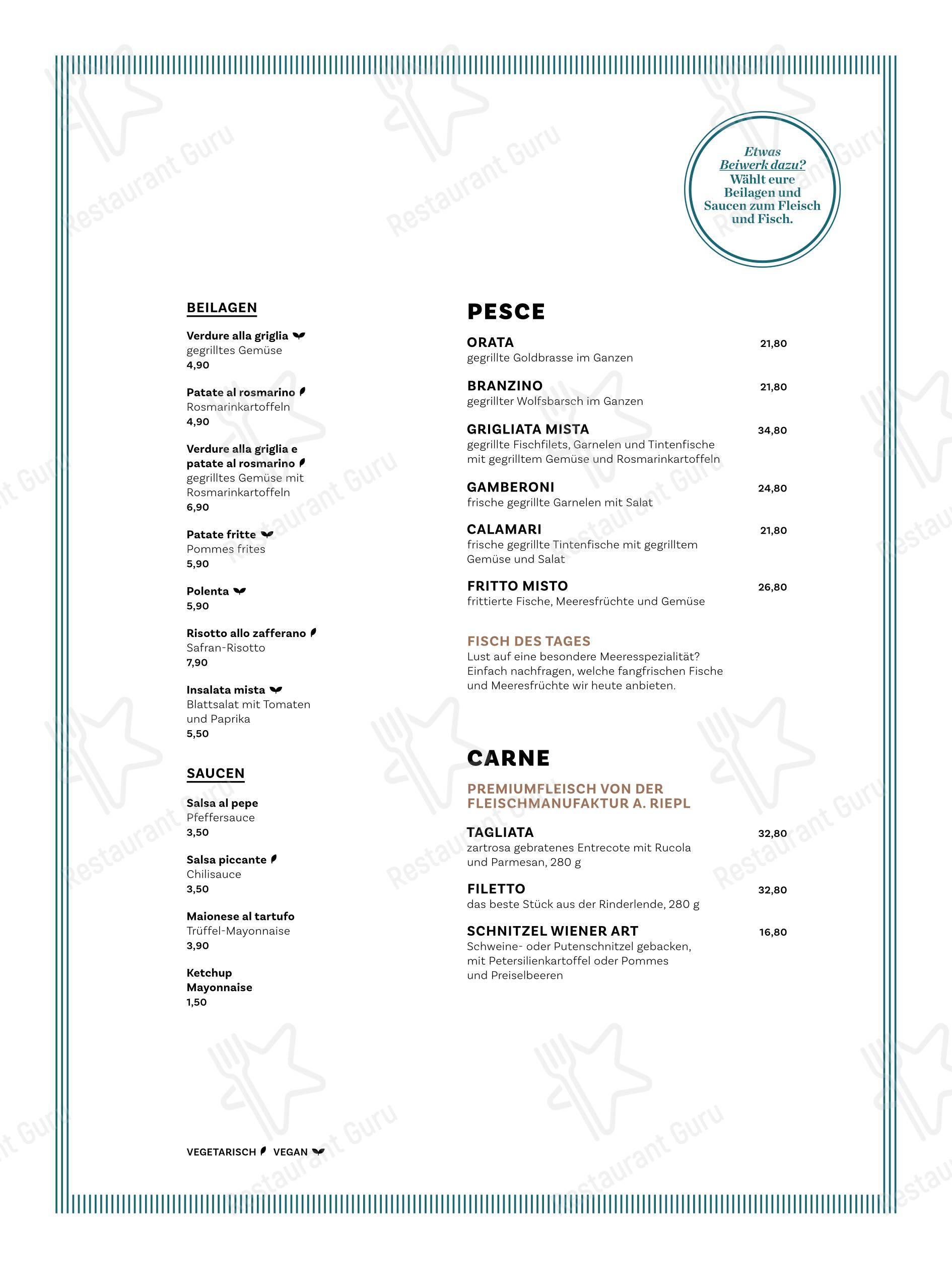 Меню десерта SURACE Ristorante LentiaCity - Детское