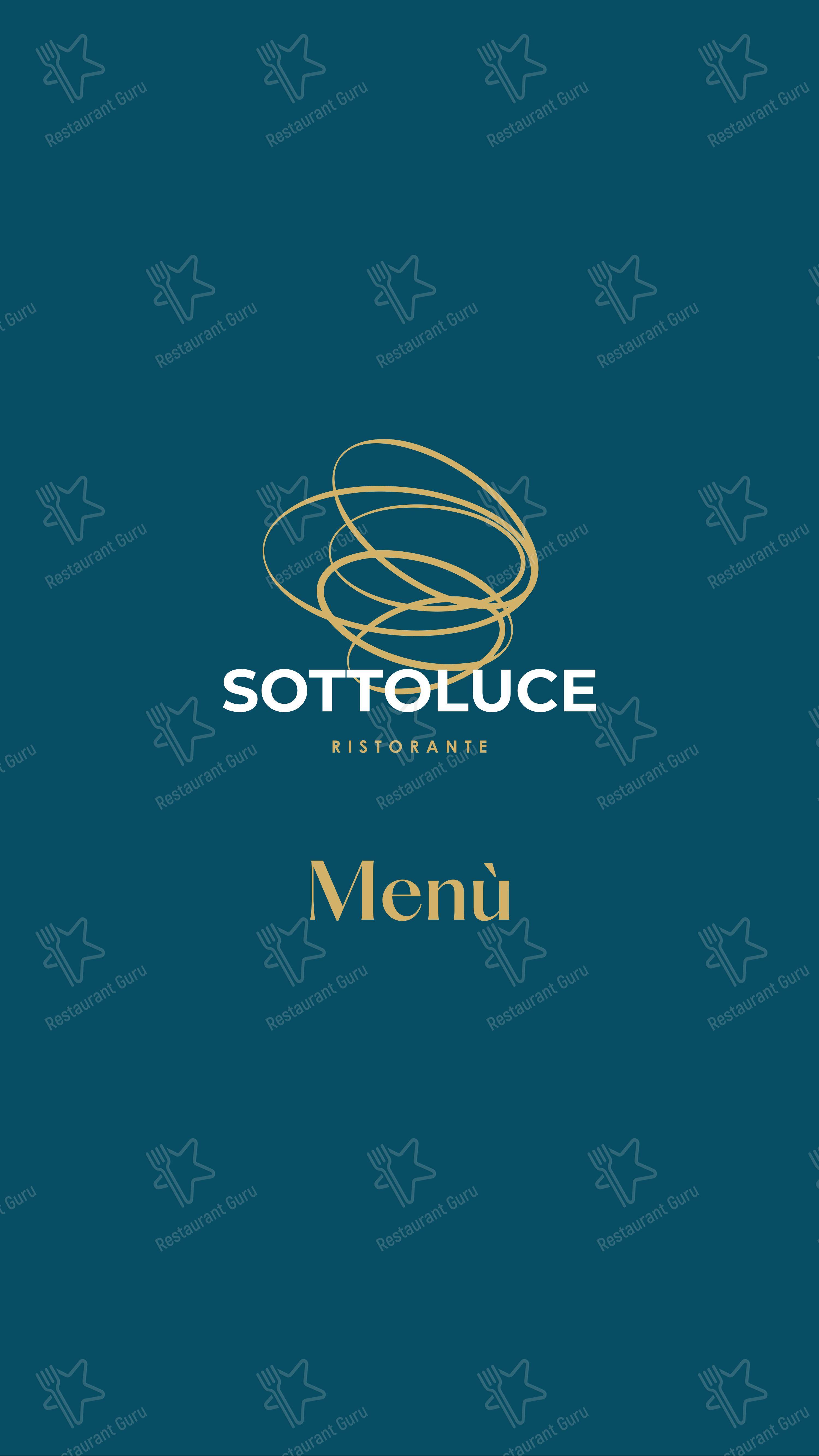 Меню ресторана SottoLuce - Ristorante - 菜单