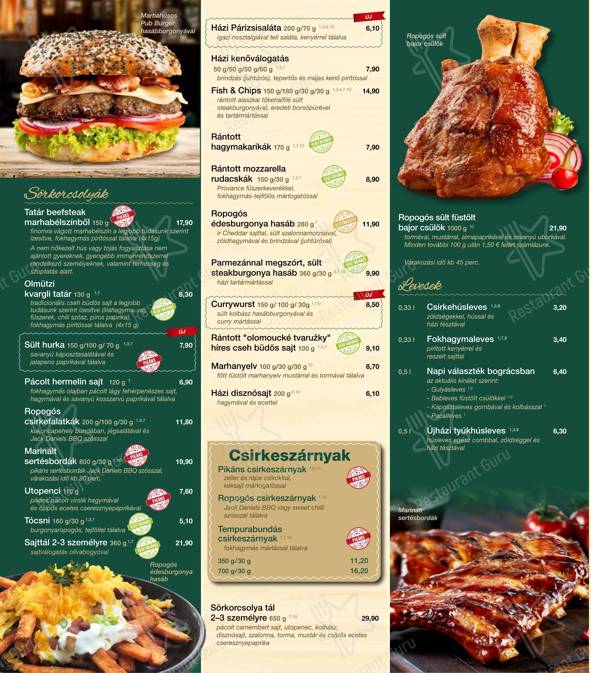 Wine Menu ресторана Andiamo в Праге