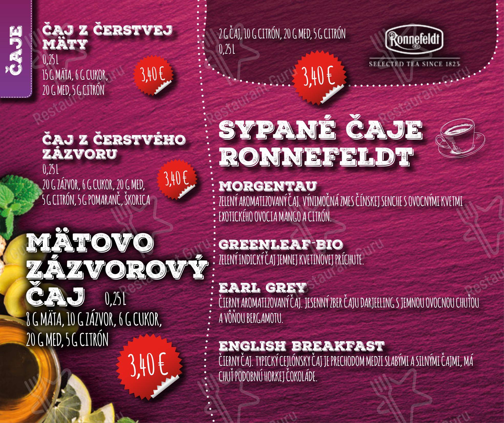 Меню ресторана Andiamo - Boronia Catering Menu Pack