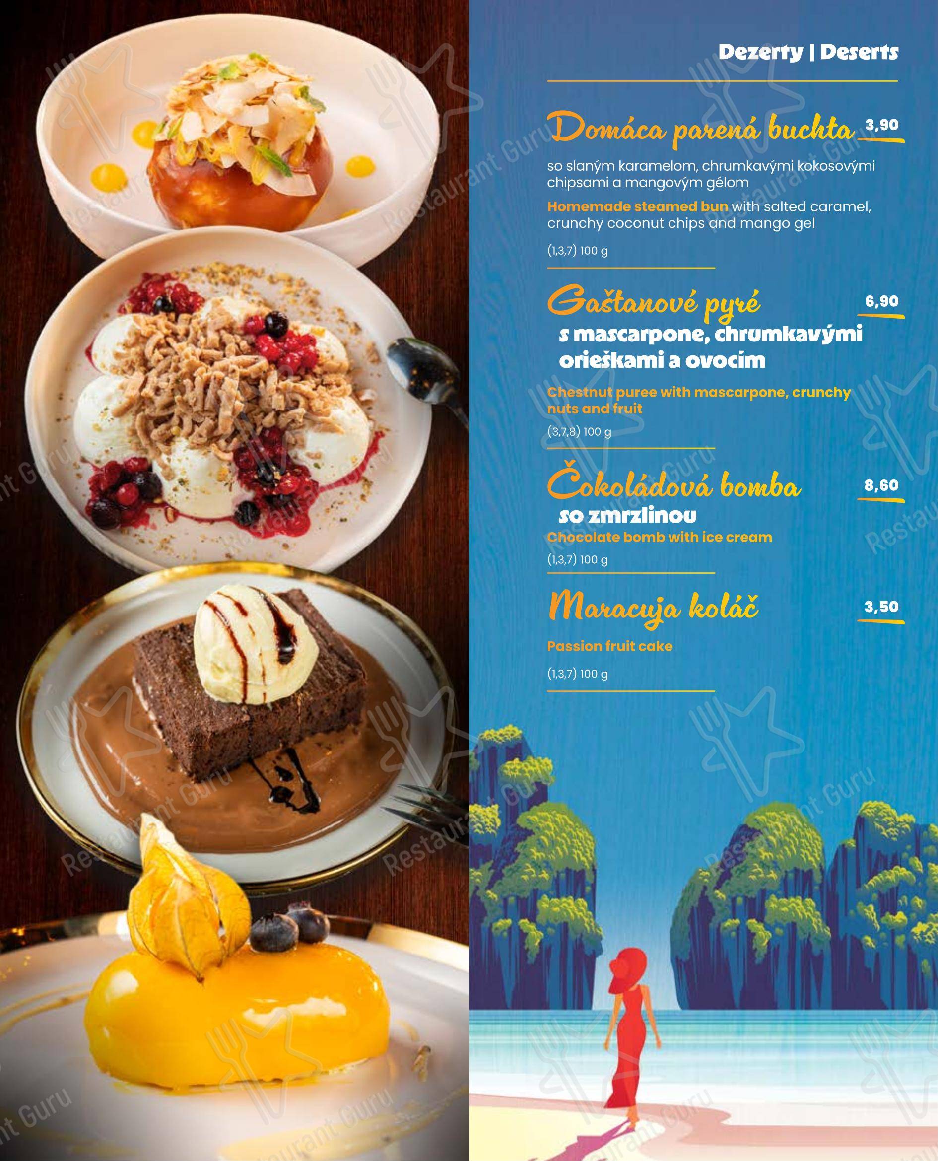 Andiamo в Праге - Breakfast Menu