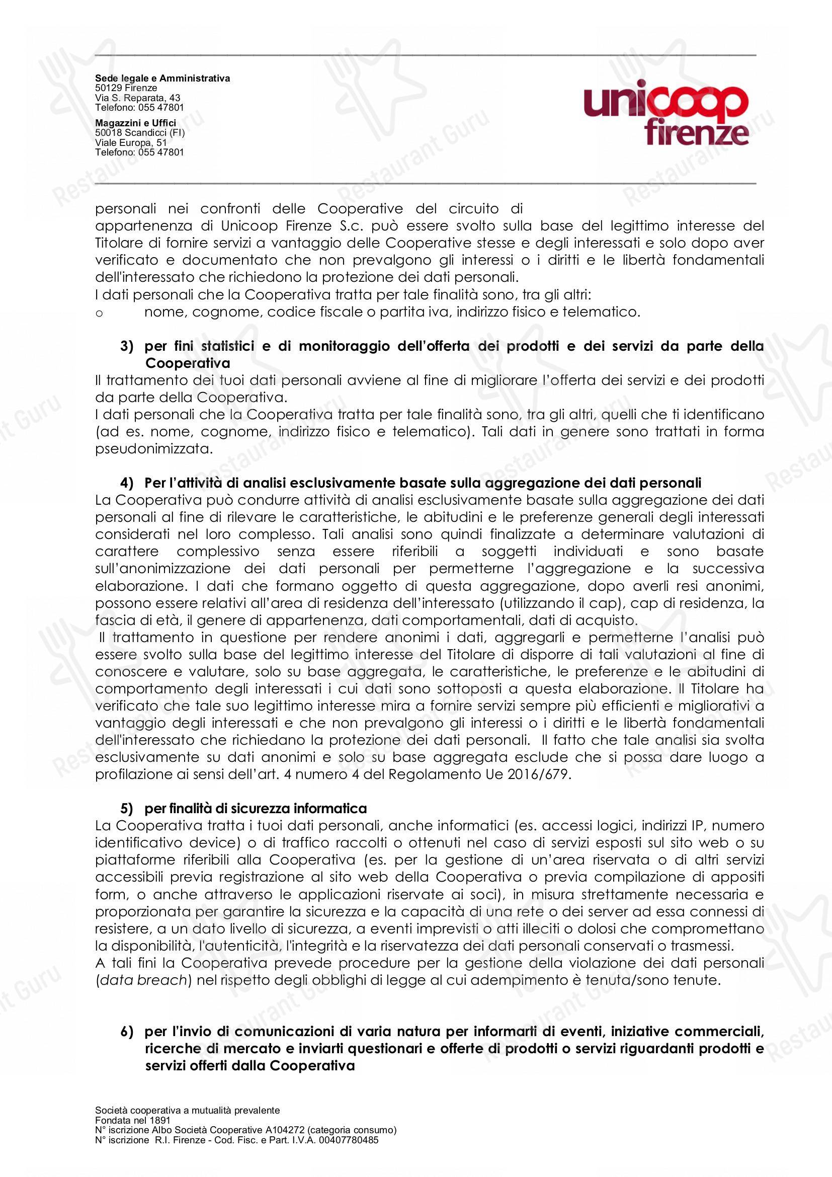 Boronia Catering Menu Pack паба и бара Bar Code в Флоренции