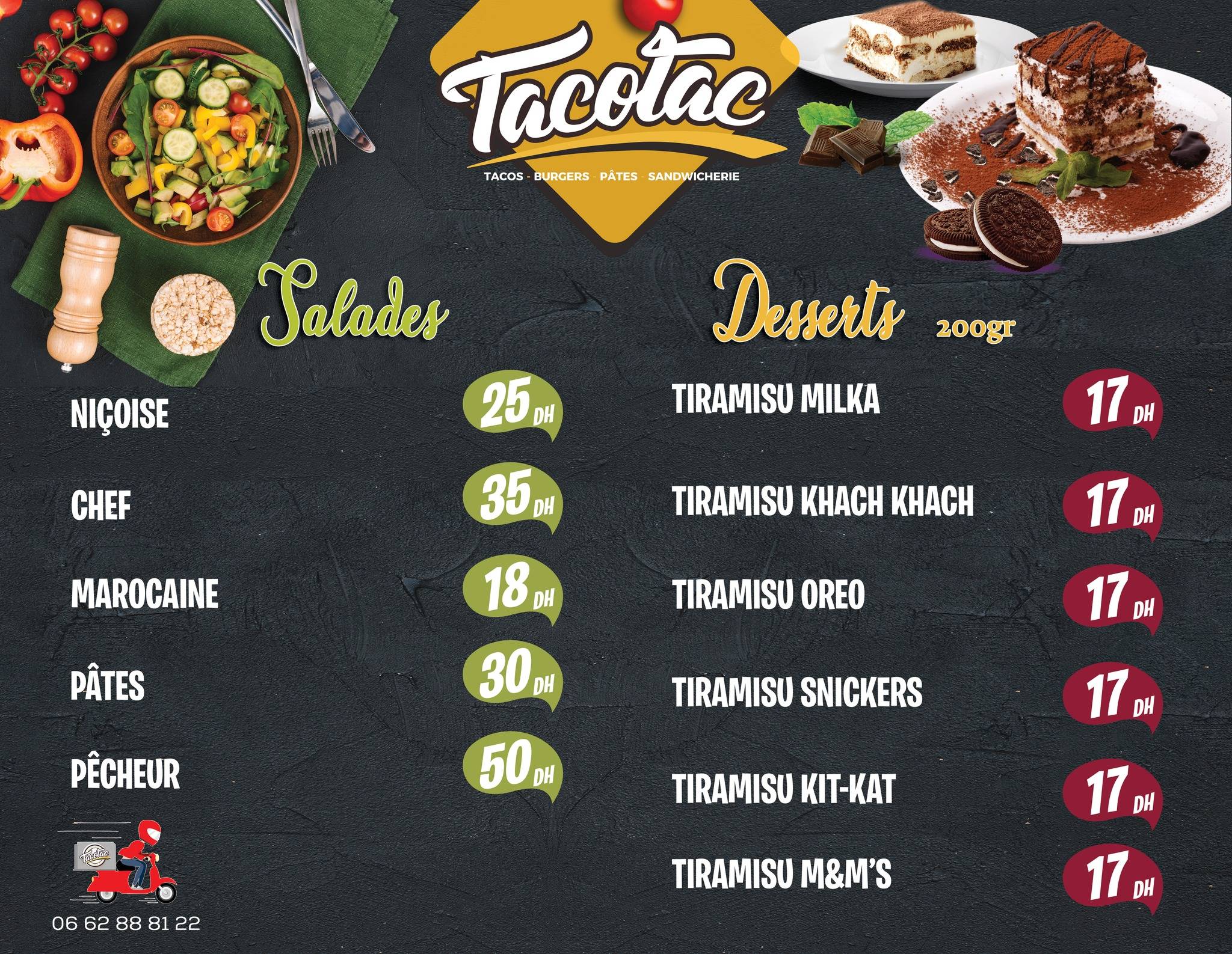 Tacotac меню