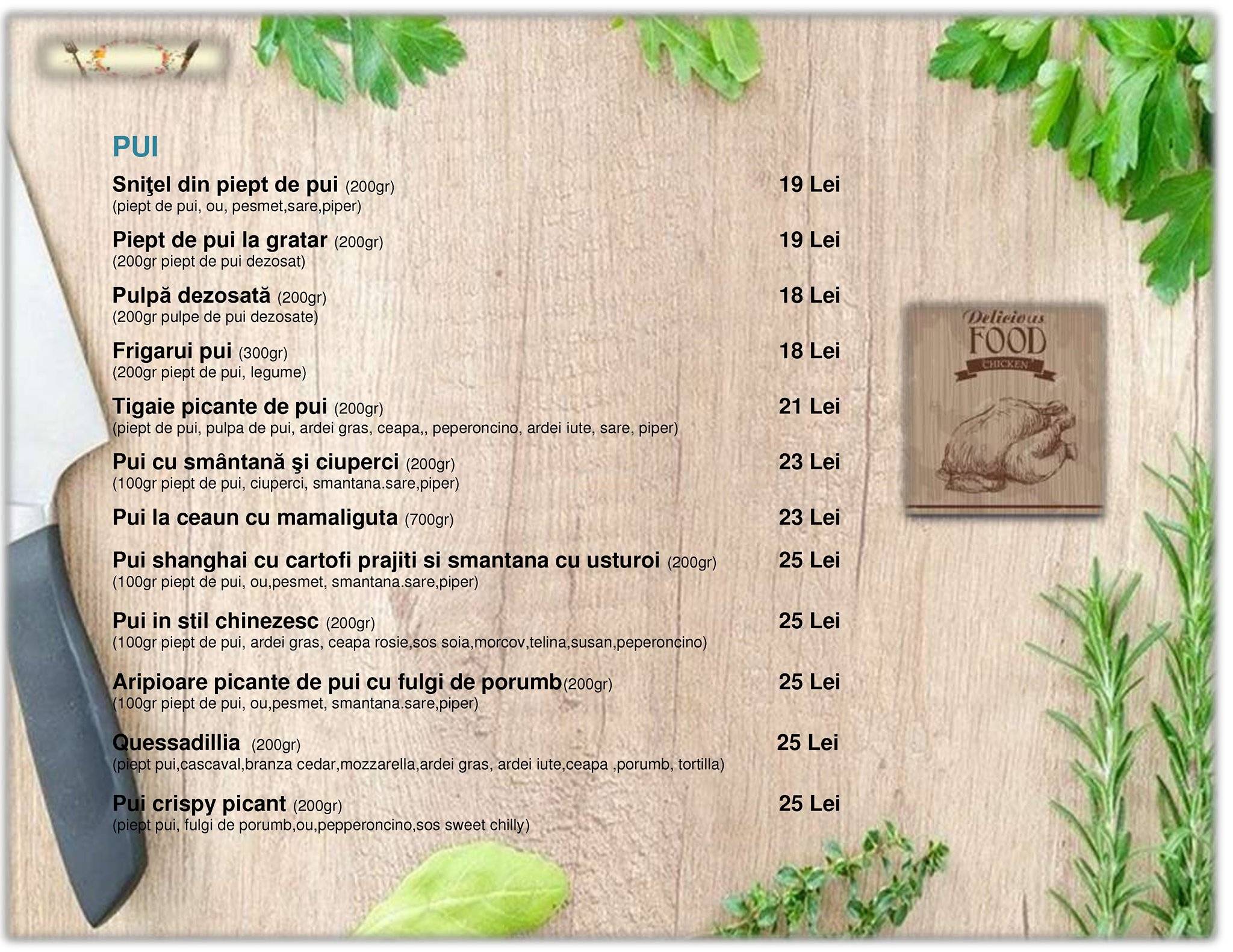 101 Gusturi Bune меню