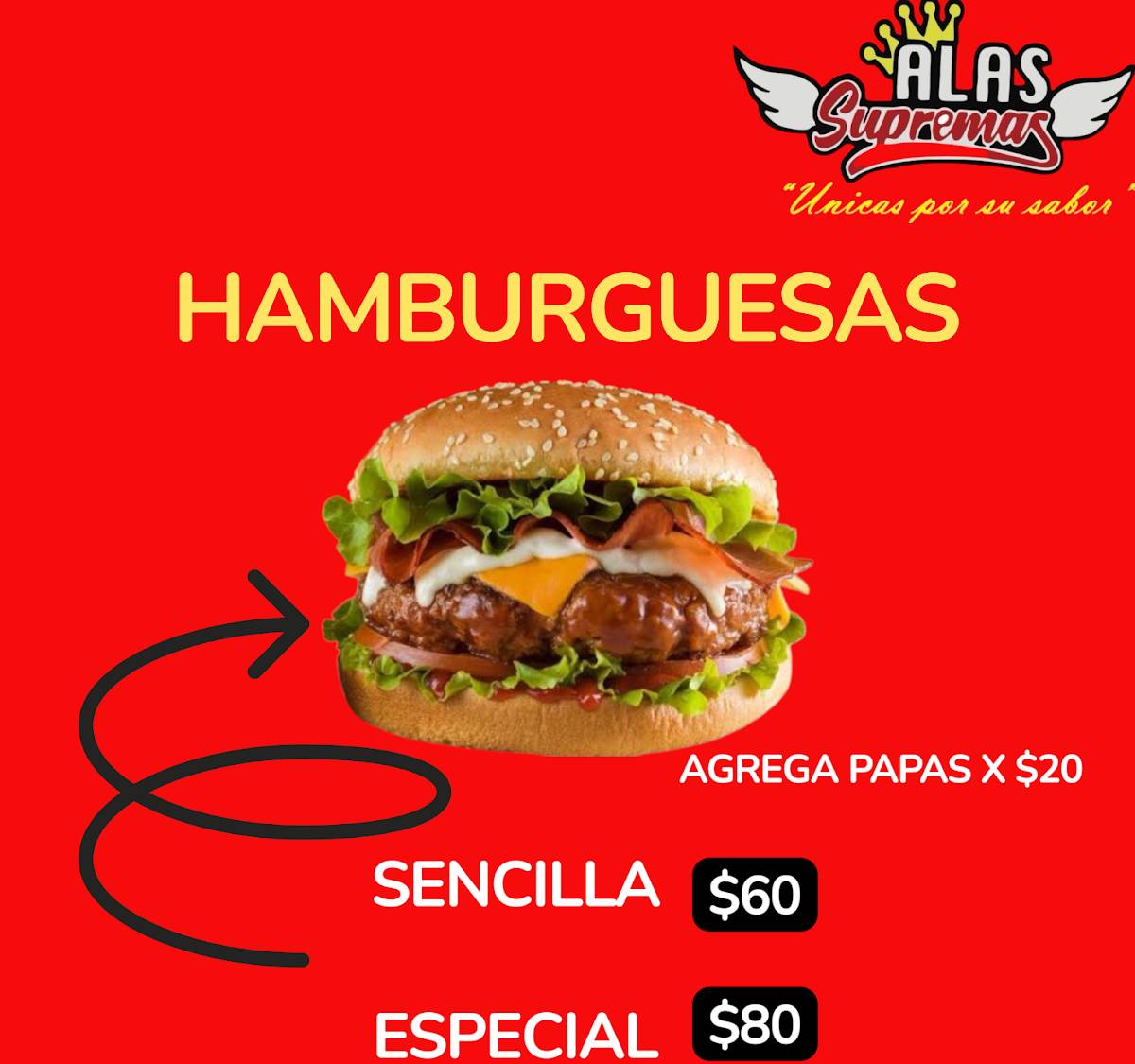 ALITAS SUPREMAS меню