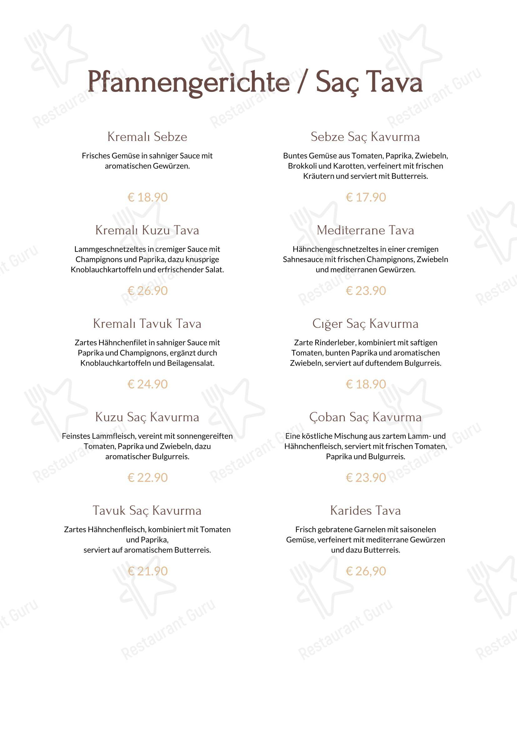 ÂMÂDE Restaurant в Кёльне - Меню