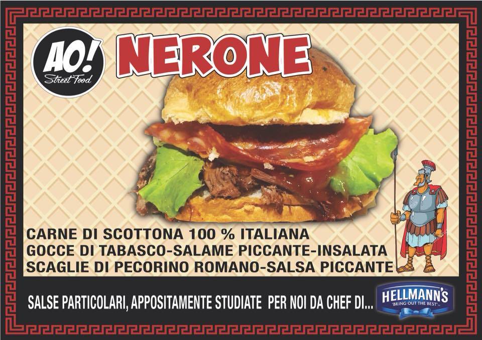 AO StreetFood Rome меню