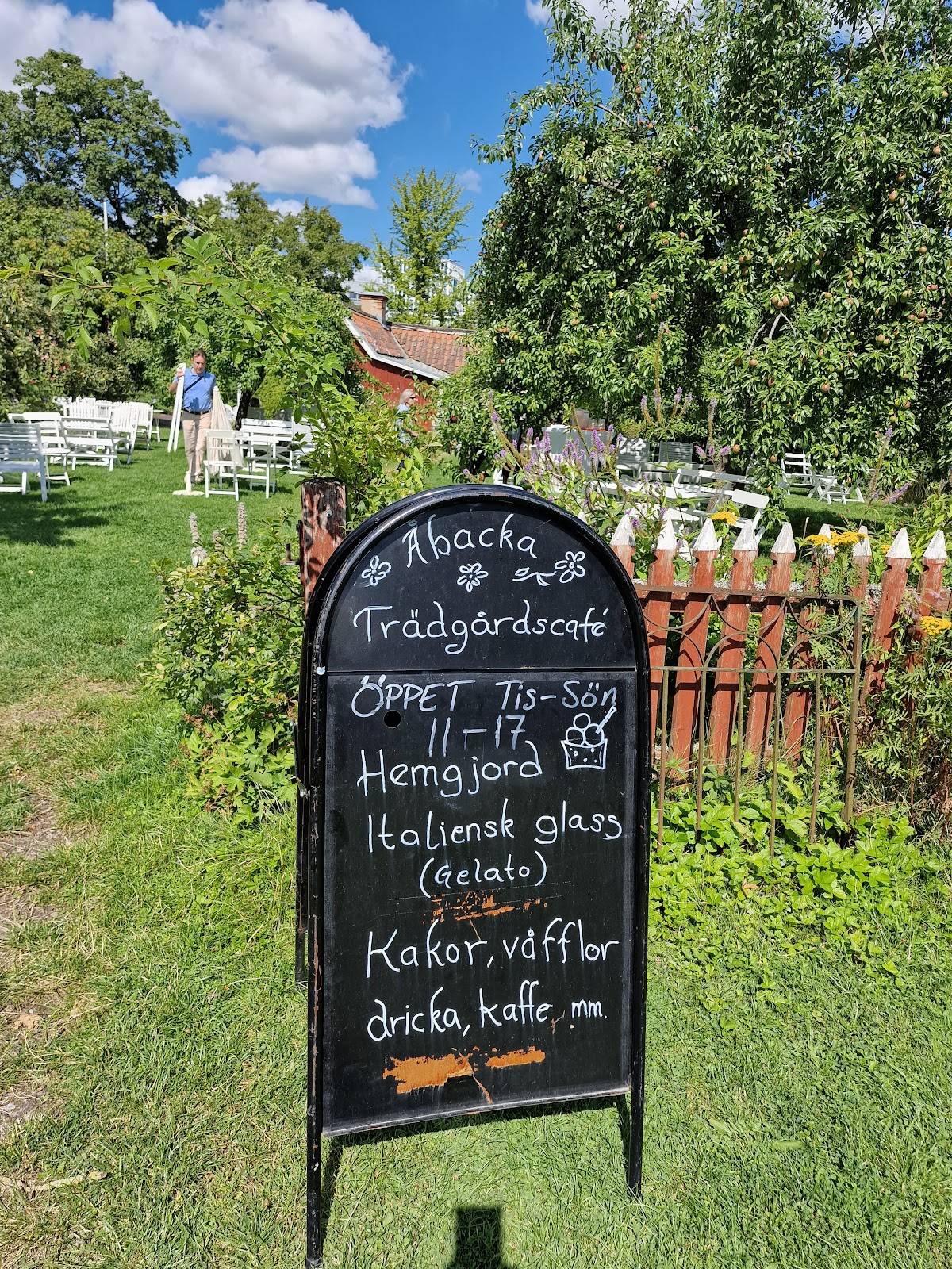 Åbacka cafe меню