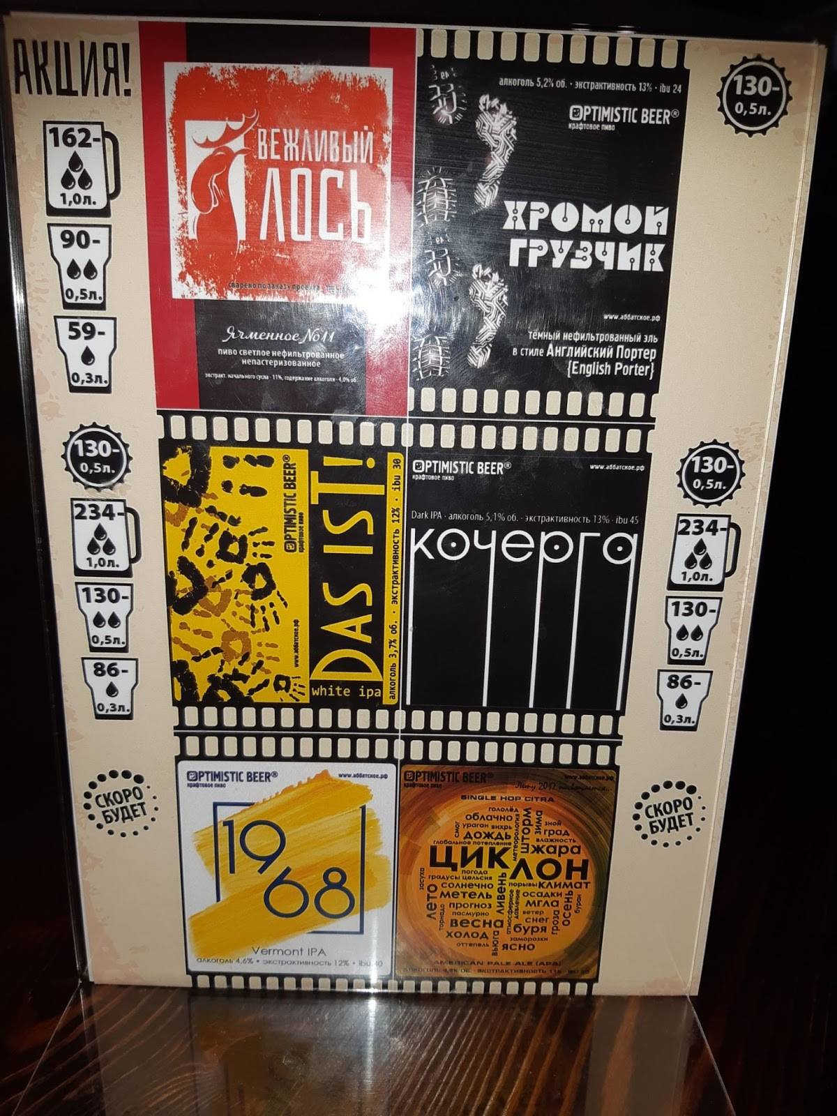 Аббатское меню