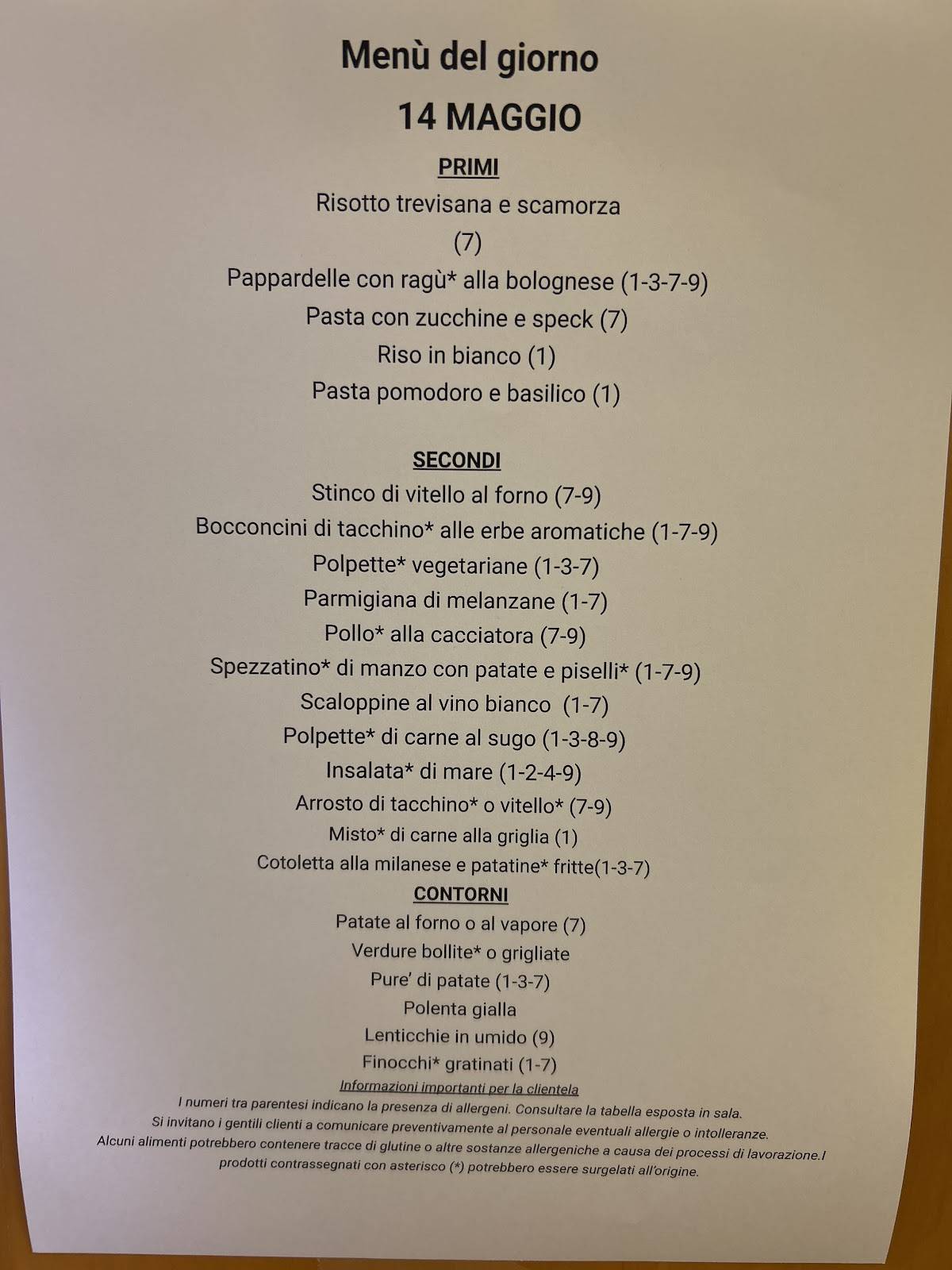 Alberto Milano Ristorante меню