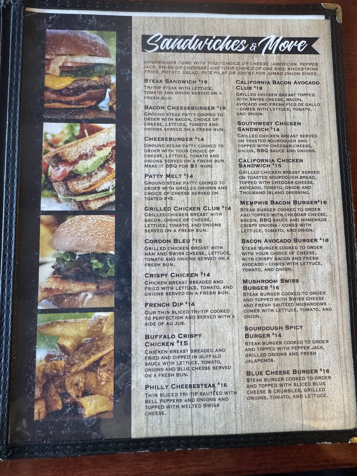 Ale's Steakhouse & Bar меню