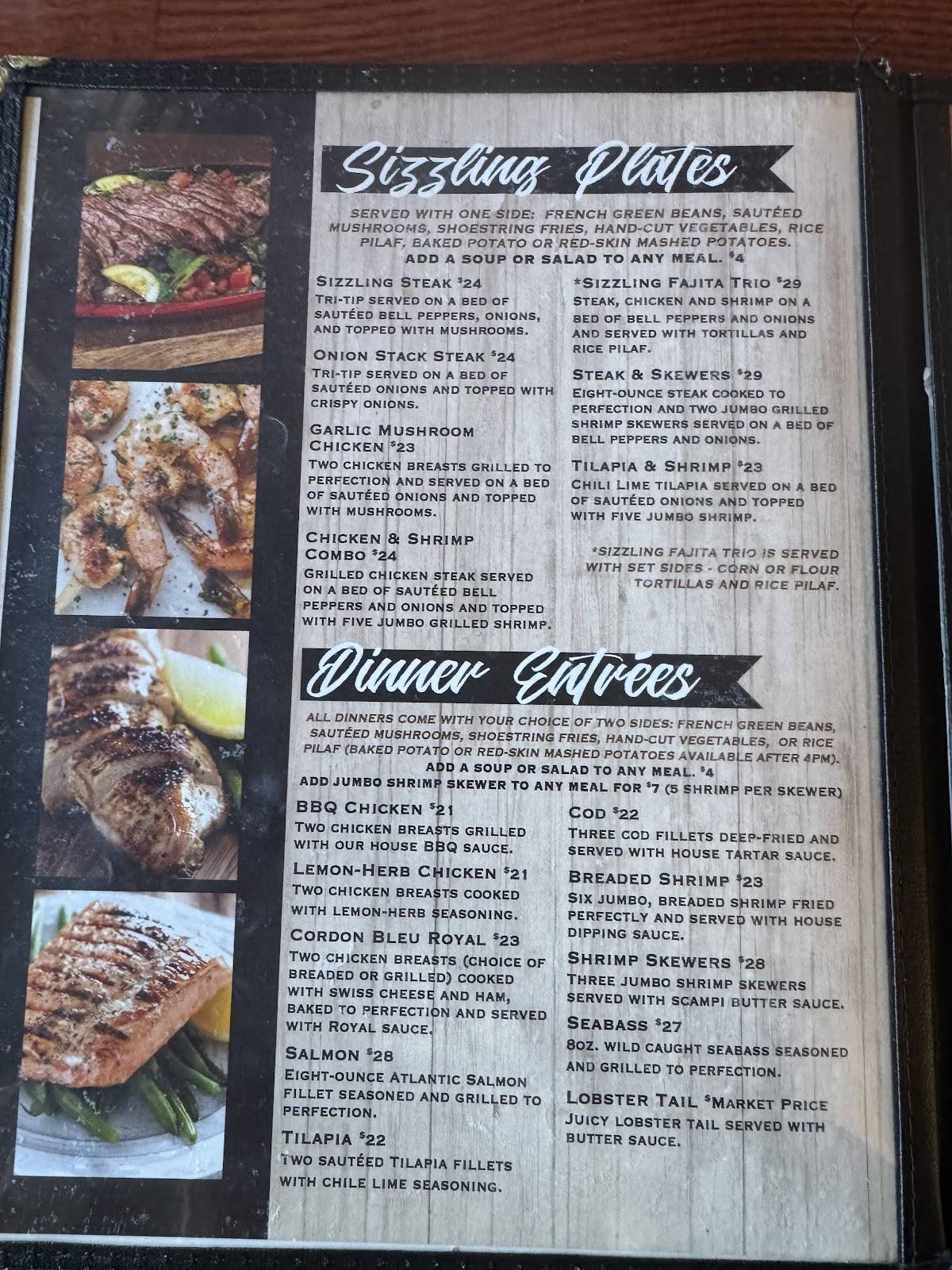 Ale's Steakhouse & Bar меню