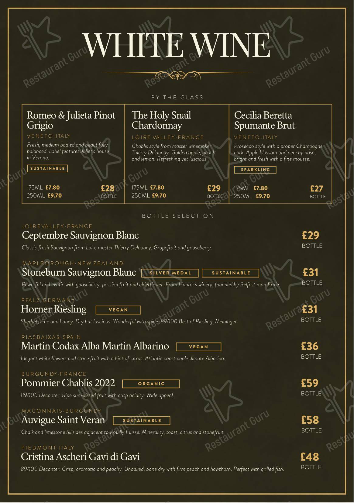 Alexanders & Co в Холивуде - Takeaway Menu