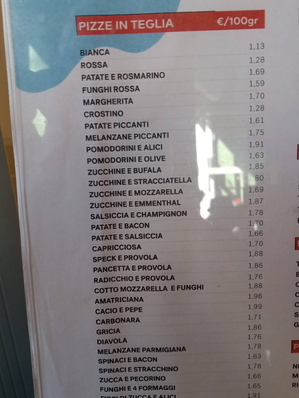 Alice Pizza Magna Grecia меню