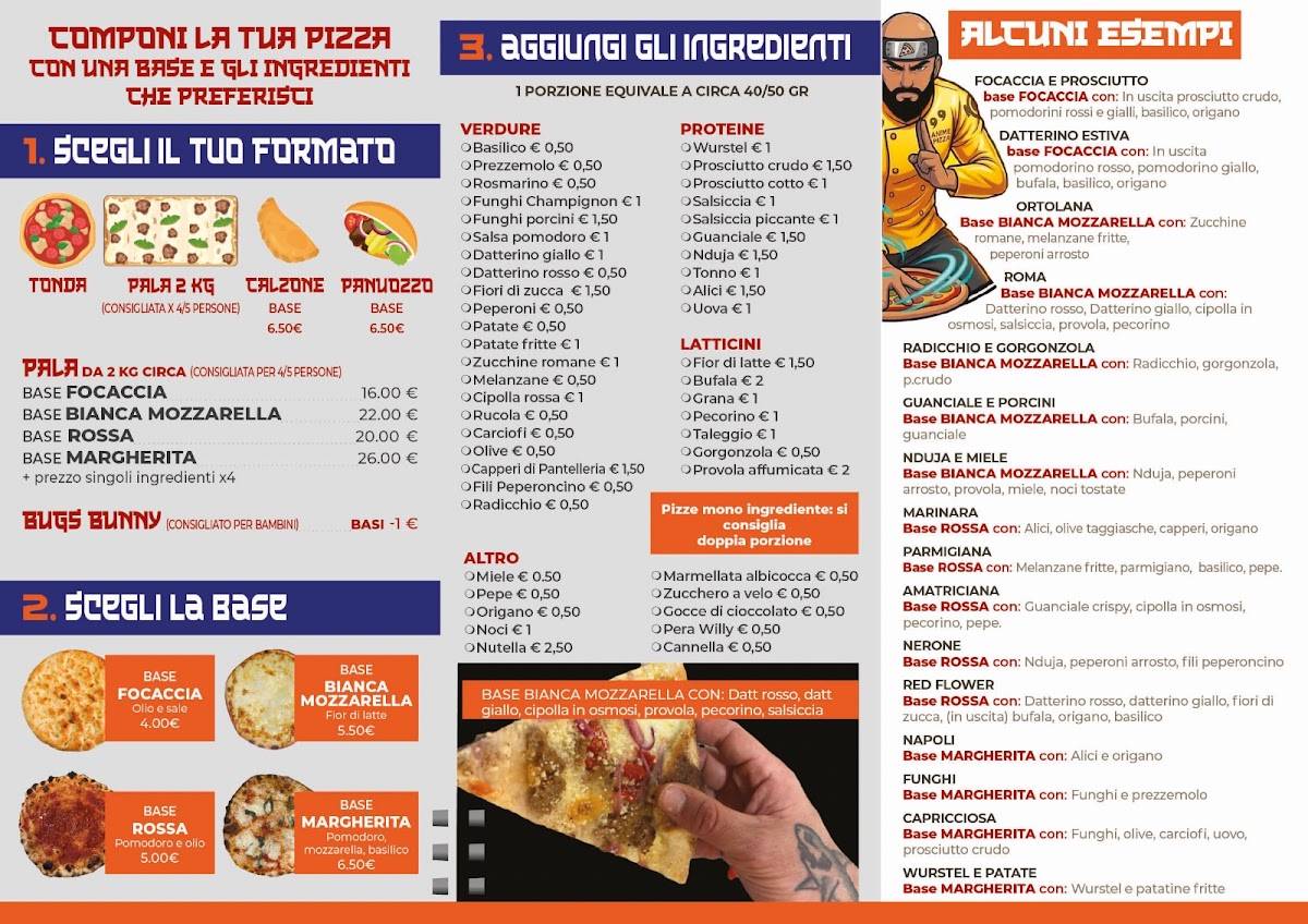 AnimePizzaRoma меню