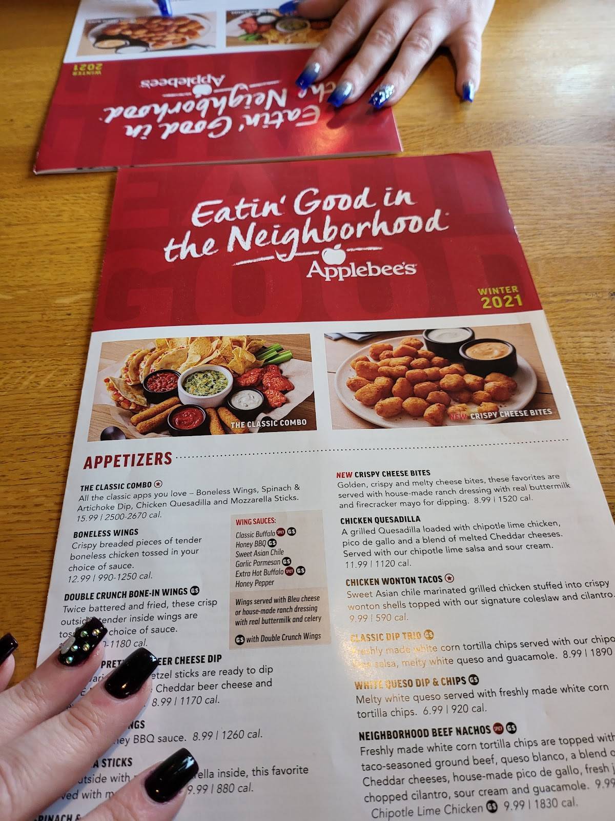 Applebee's Grill + Bar меню
