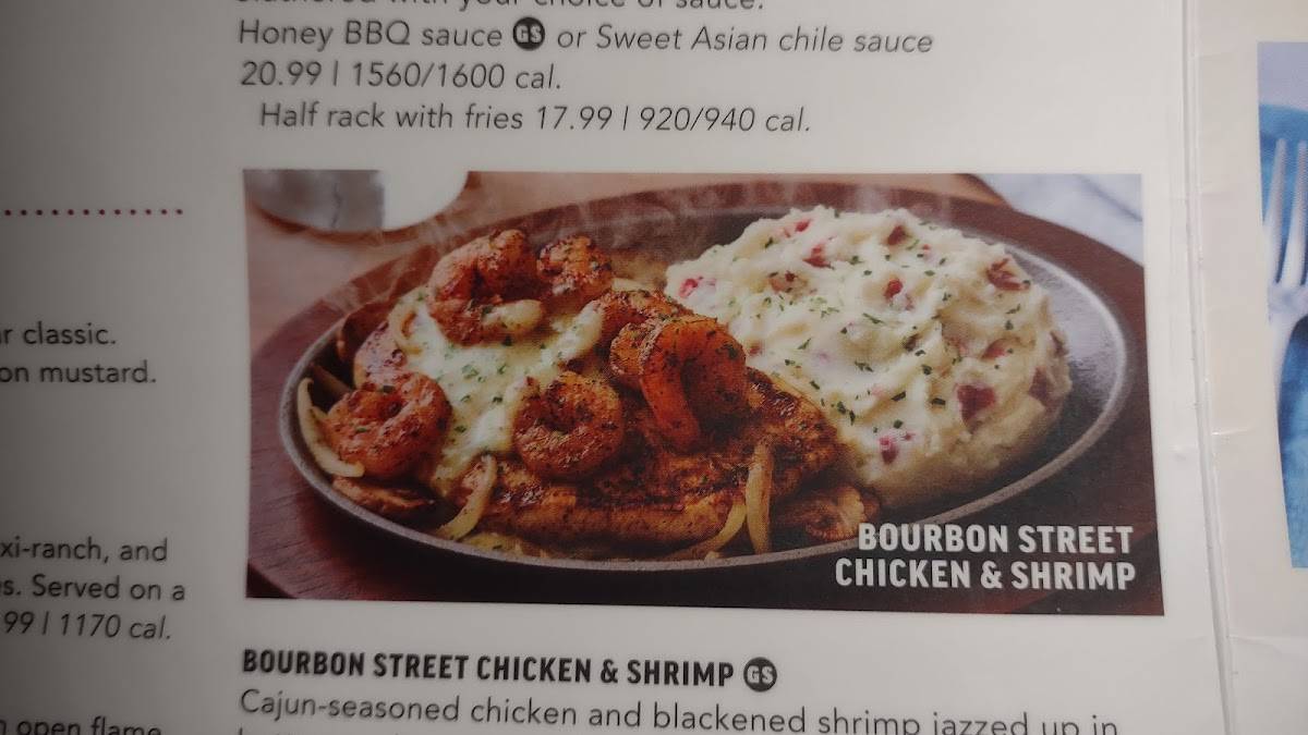 Applebee's Grill + Bar меню