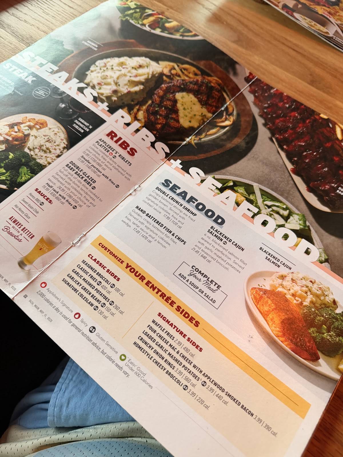 Applebee's Grill + Bar меню
