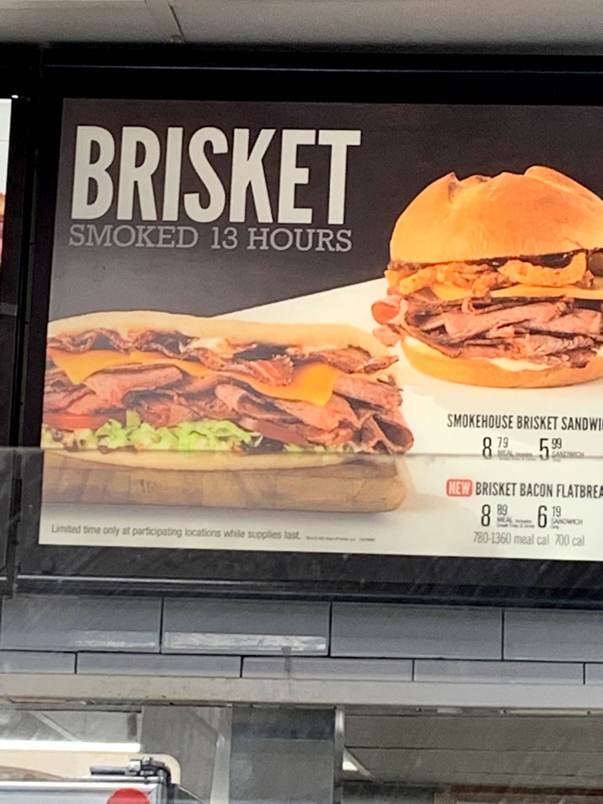 Arby's меню