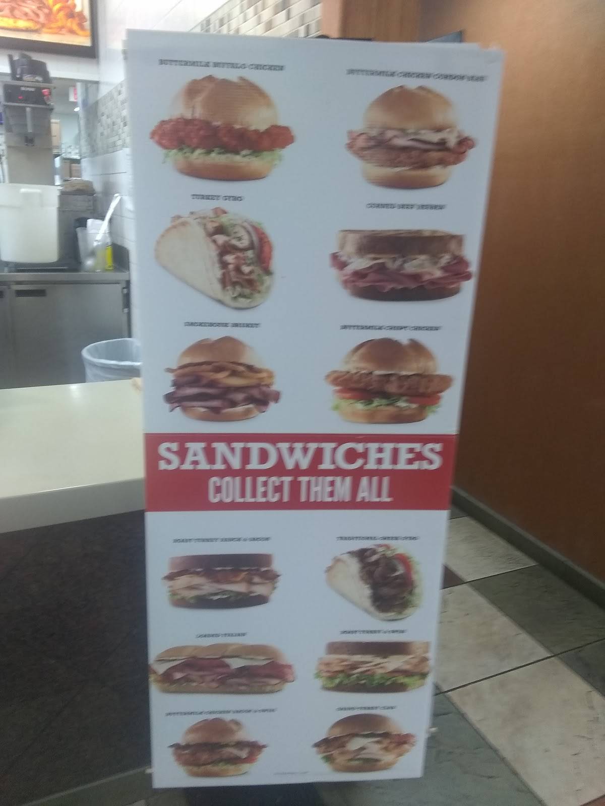 Arby's меню