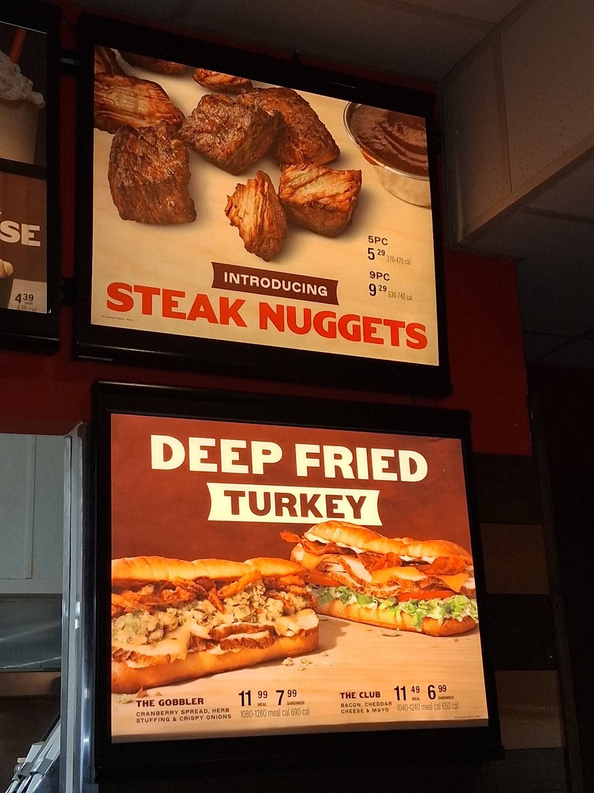 Arby's меню