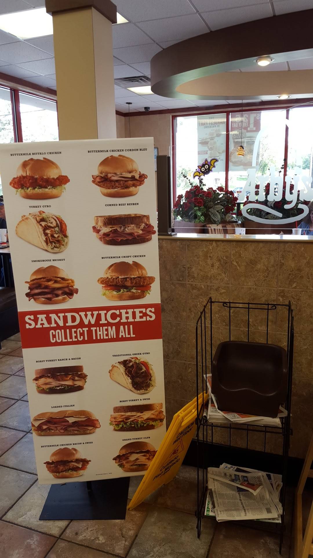 Arby's меню