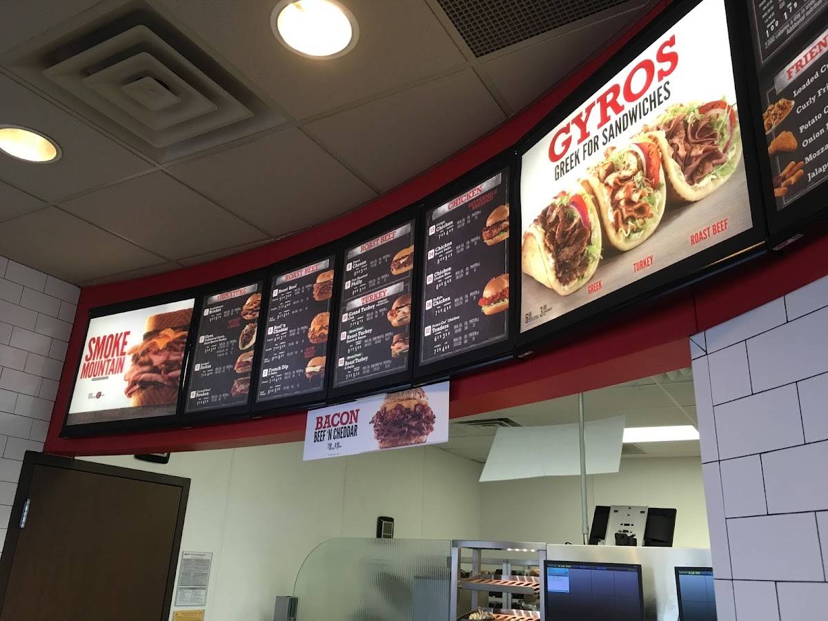 Arby's меню