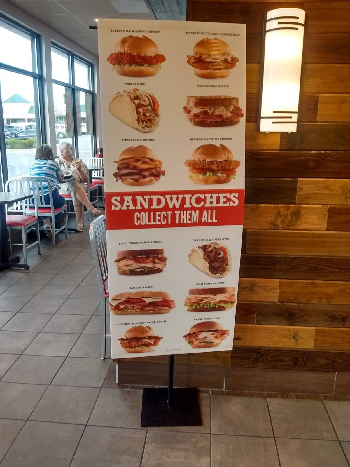 Arby's меню