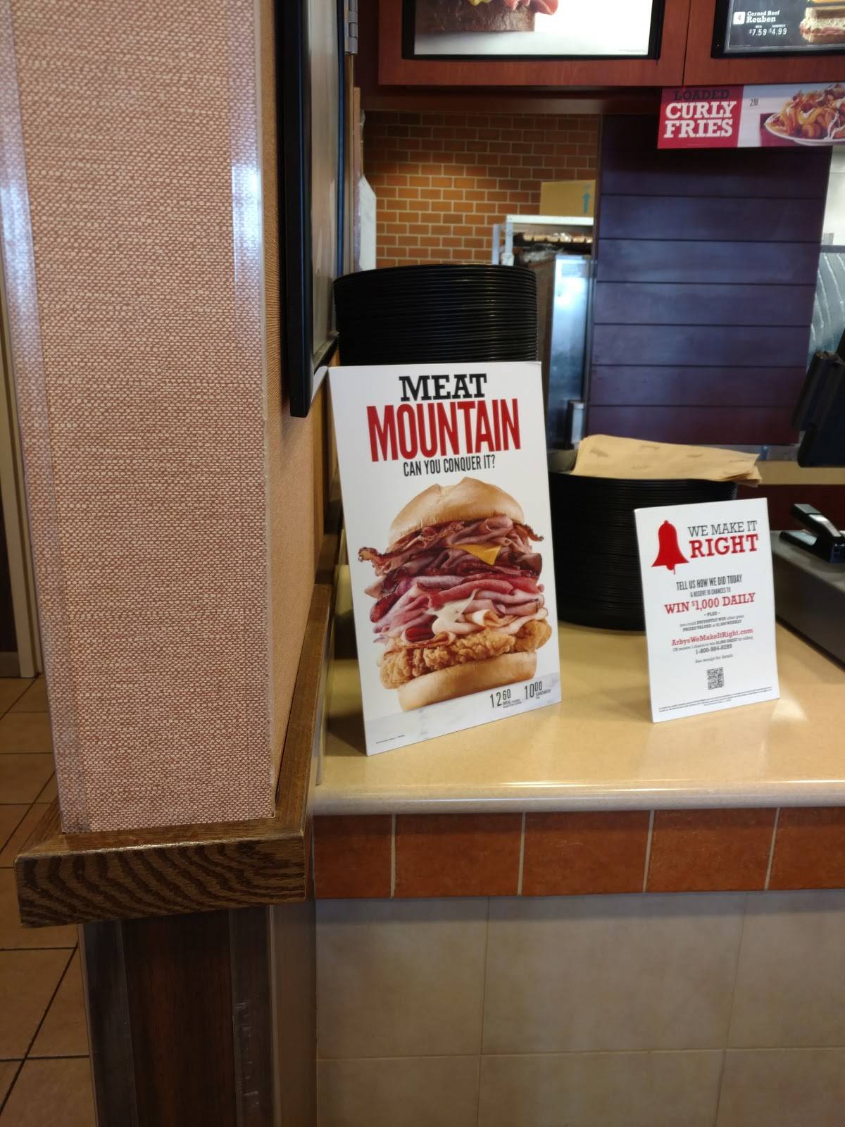 Arby's меню