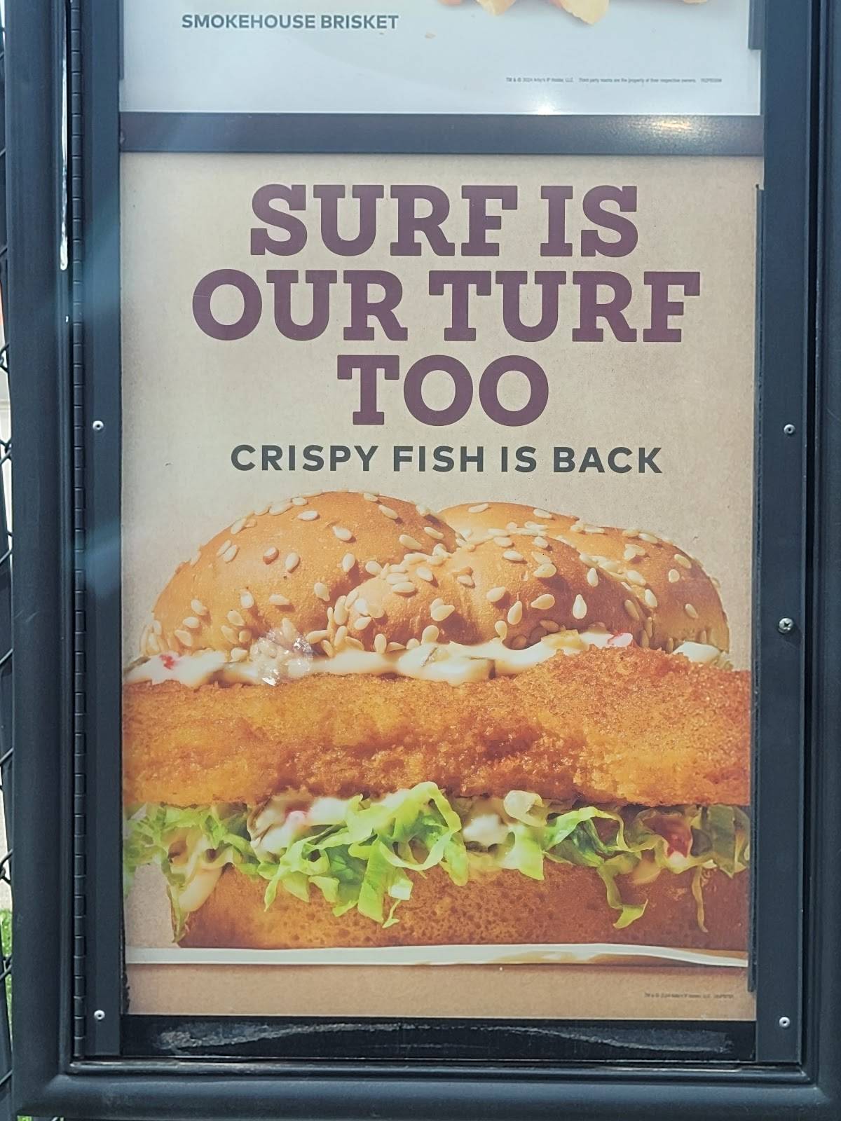Arby's меню