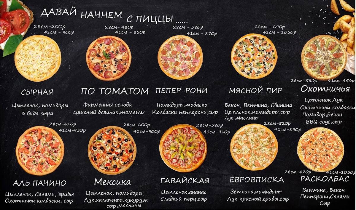 Banda Pizza меню