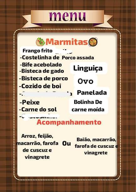 Bar Do Robinho меню