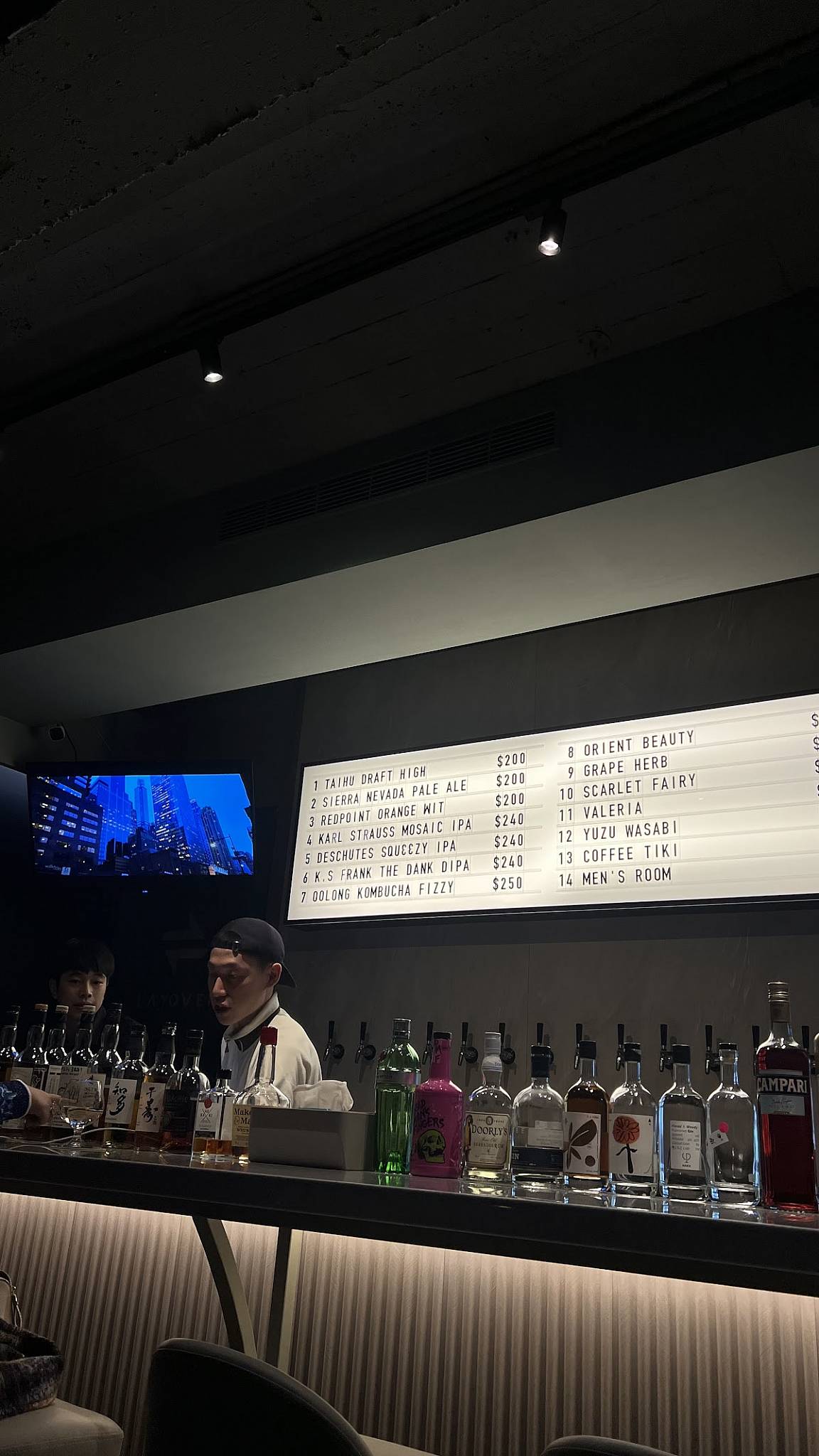 Bar Layover меню