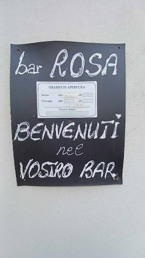 Bar Rosa меню