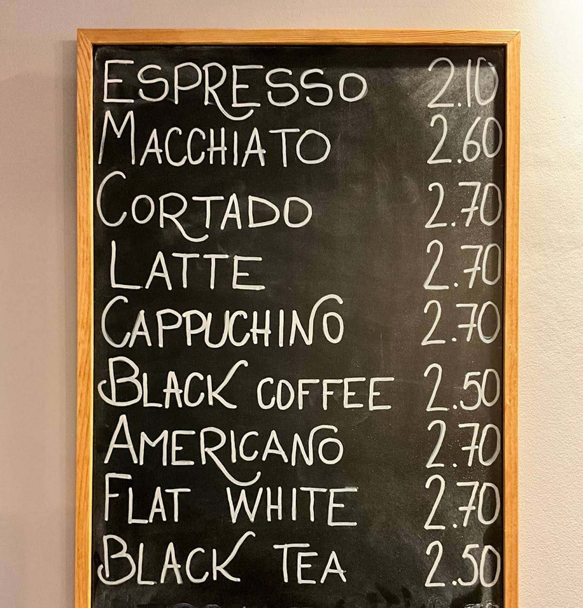Baretto Restaurant меню