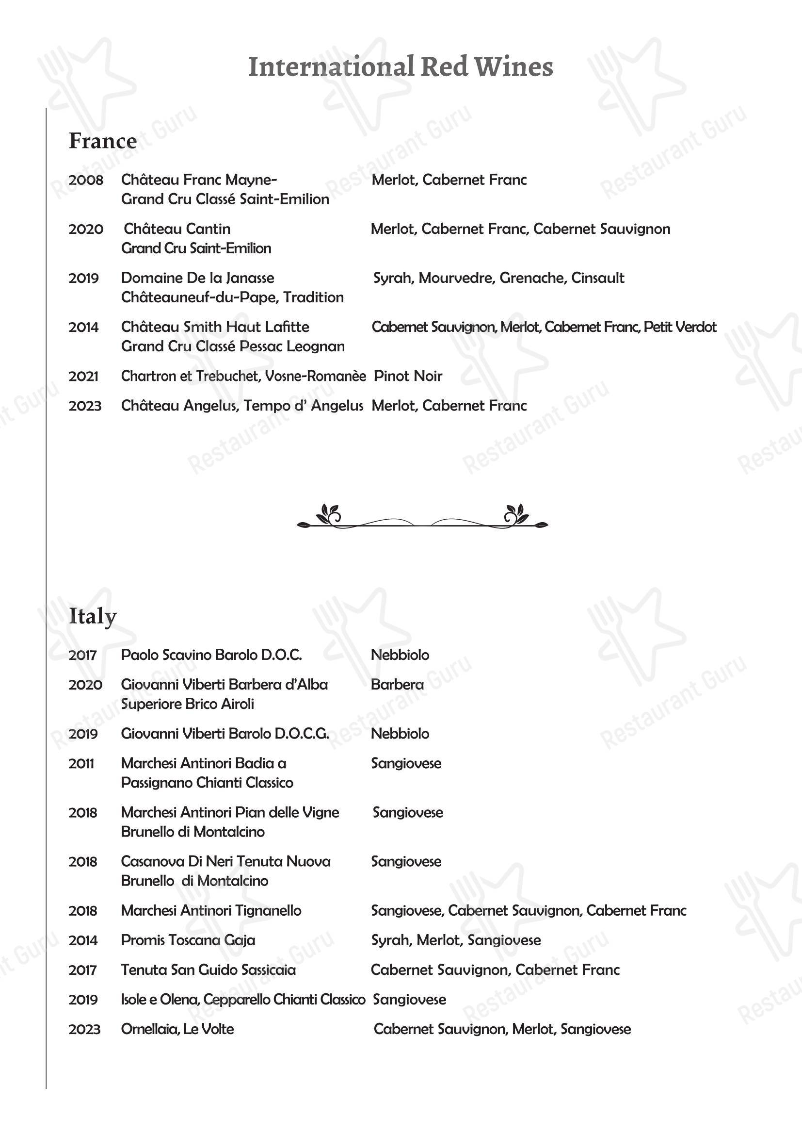 Меню ресторана Beachcomber Bar Restaurant Stalis - Takeaway Menu