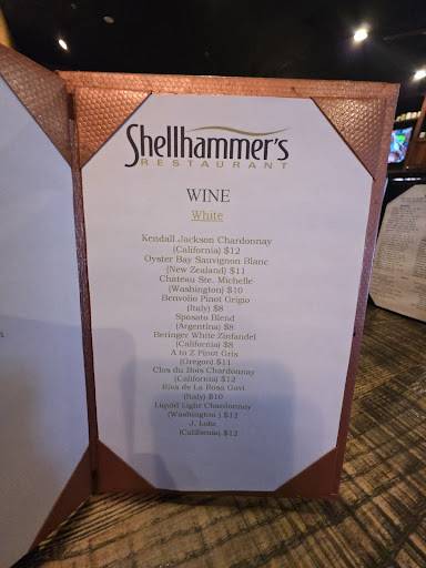 Shellhammer's меню
