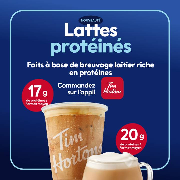 Tim Hortons меню