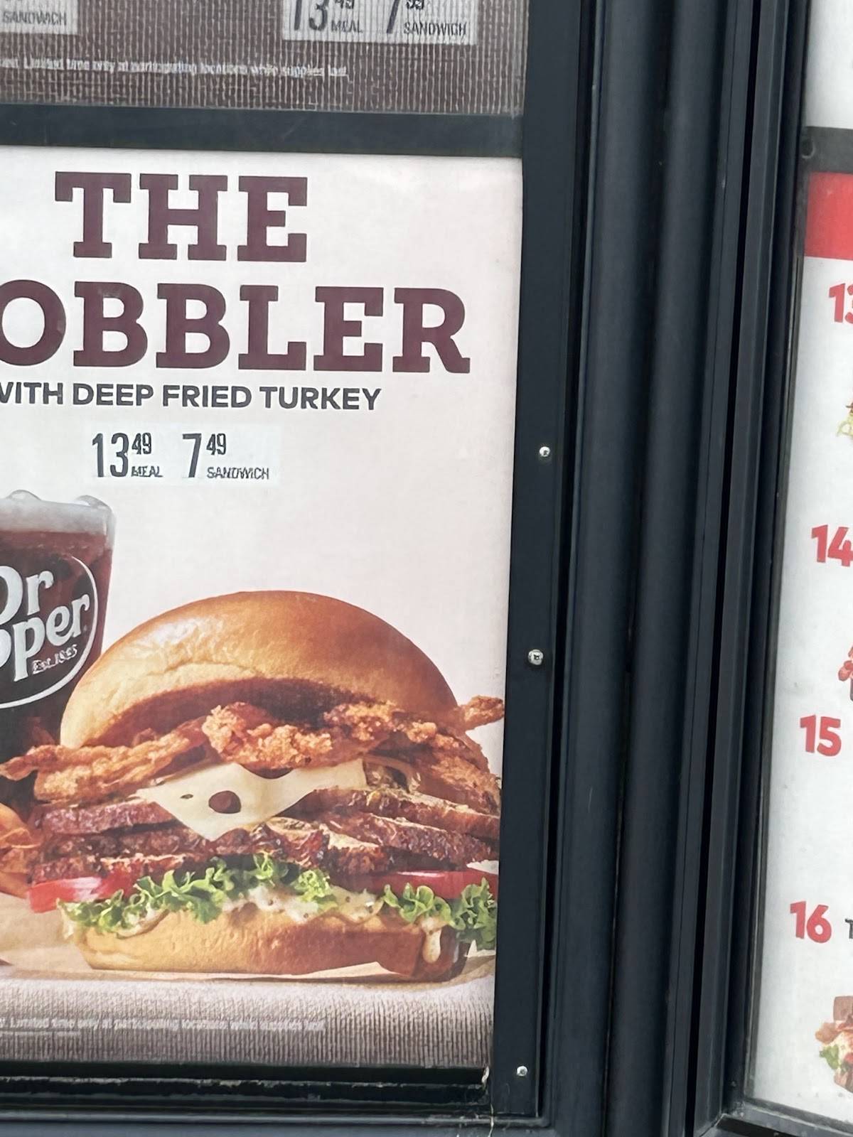 Arby's меню