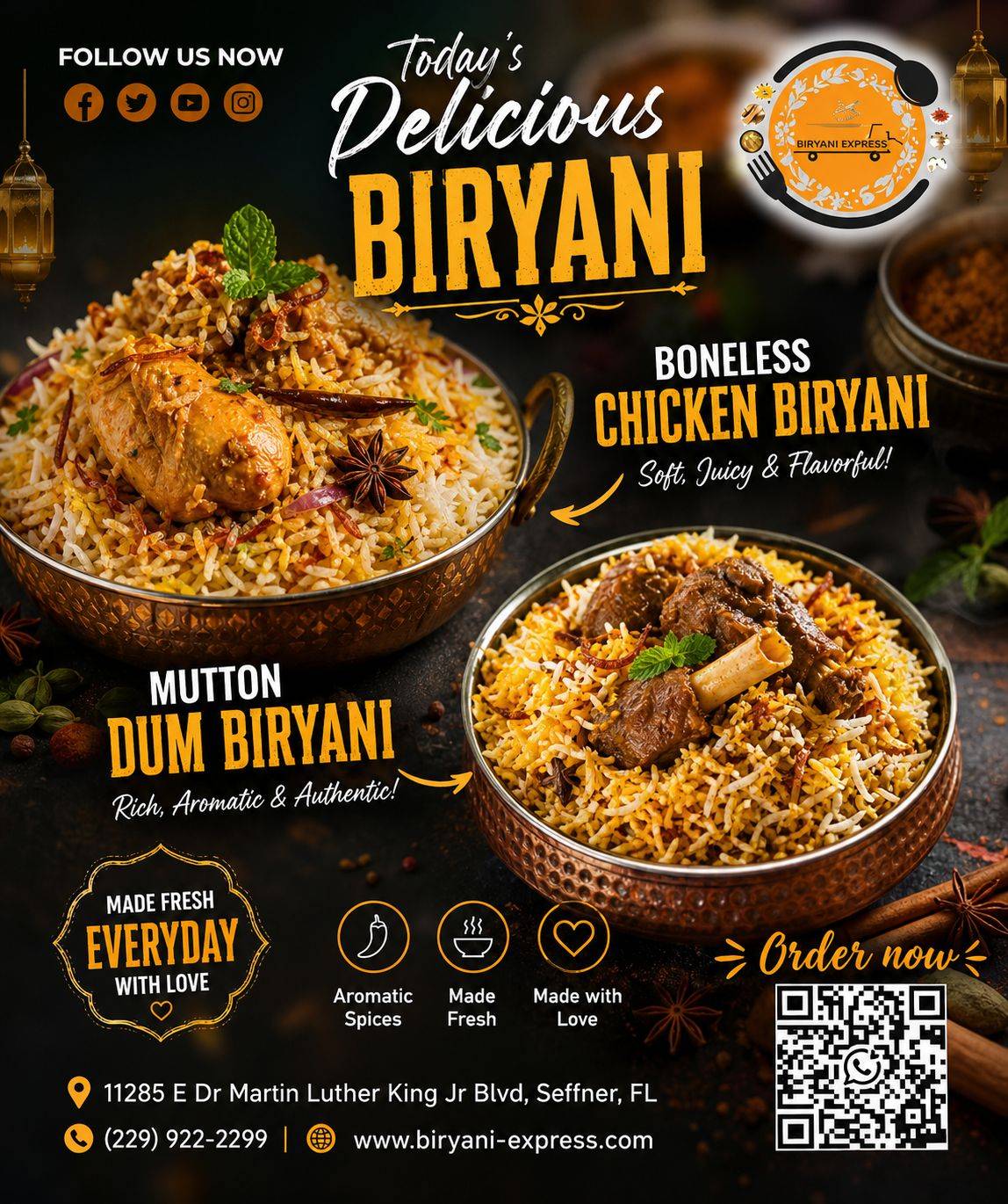 Biryani Express меню