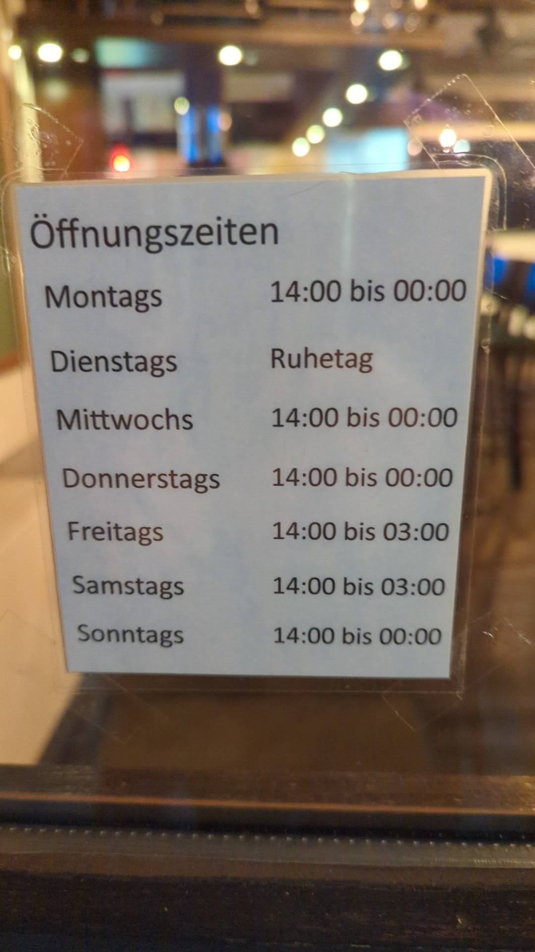 Bistro Ente меню