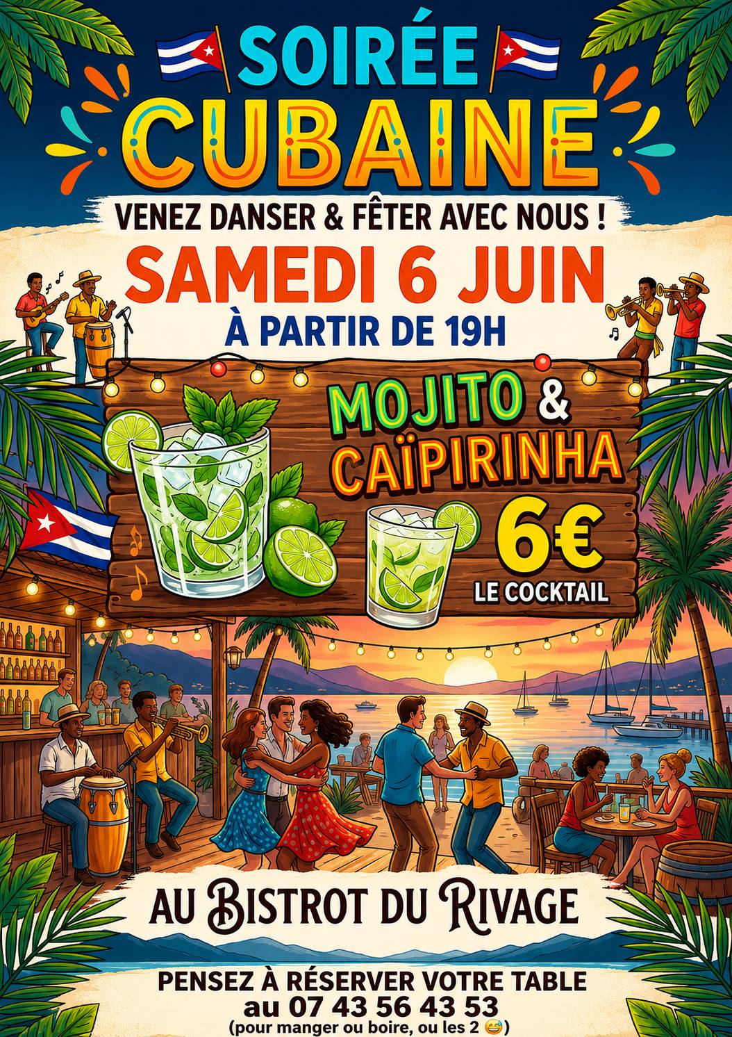Bistrot du Rivage меню