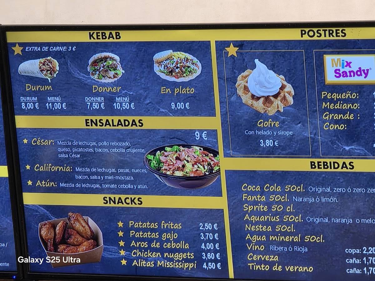 Blue Restaurante меню