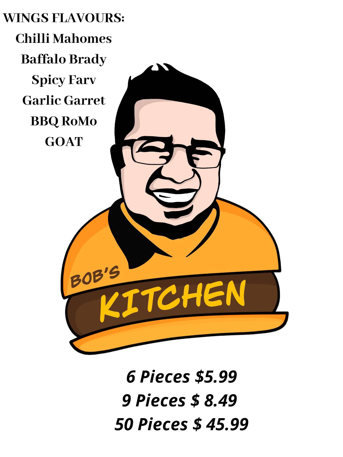 Bob's Kitchen меню