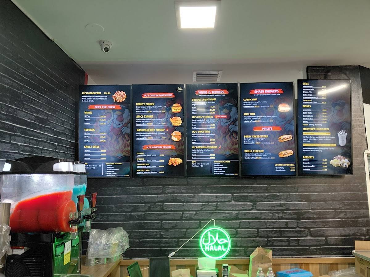 MJ’S Hot Chicken меню