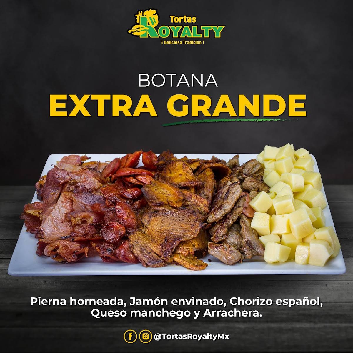 Tortas Royalty Suc. Plaza El Dorado меню