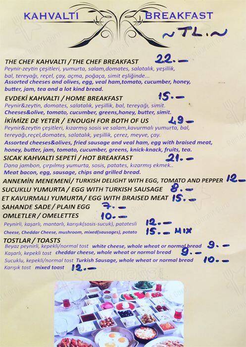 The Chef меню