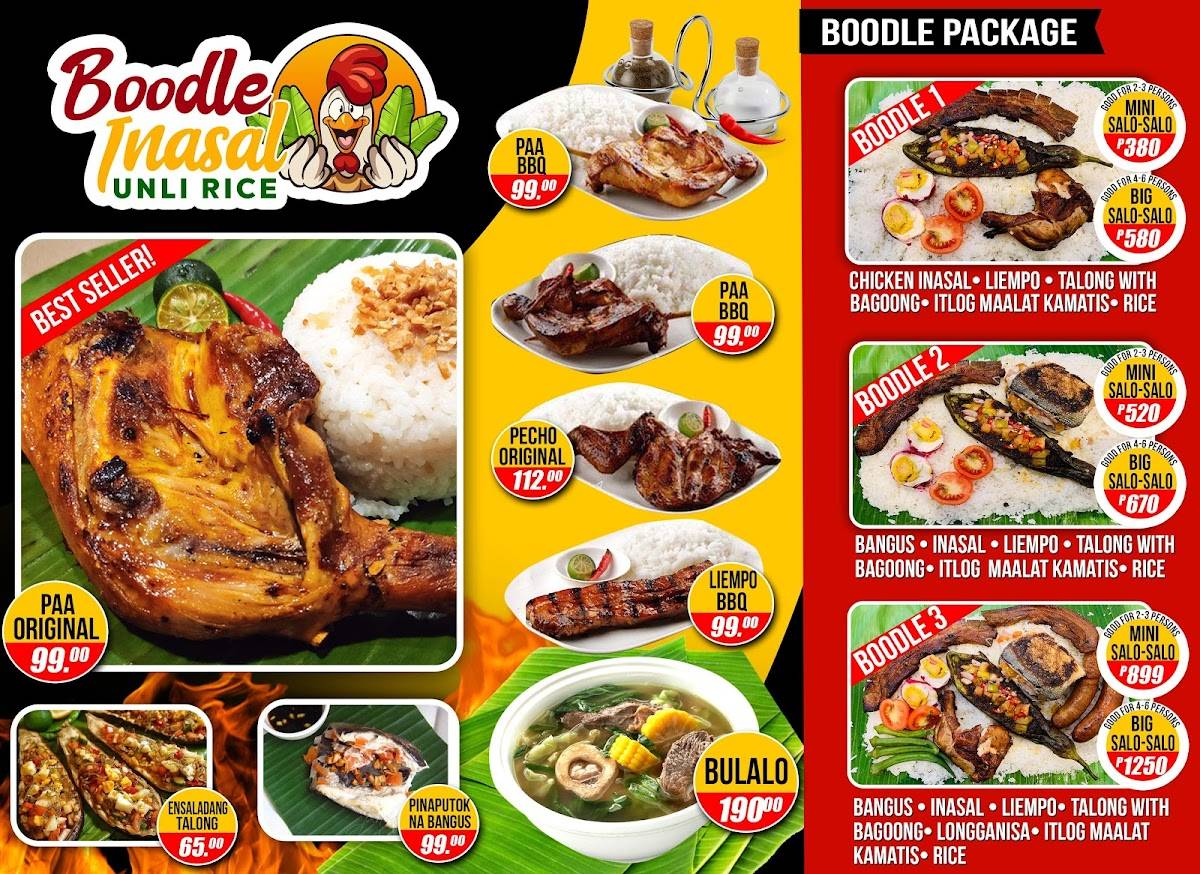 Boodle Inasal меню